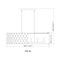 Z-Lite Harden Linear Chandelier, 10-Light, 13 In.W x 43 In.L x 11.75 In.H, Matte Black/White 1948-42L-MB - alternate 5